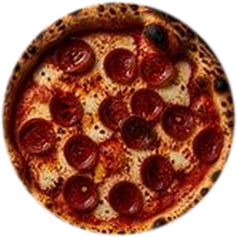 Pizza Diavola com salame picante